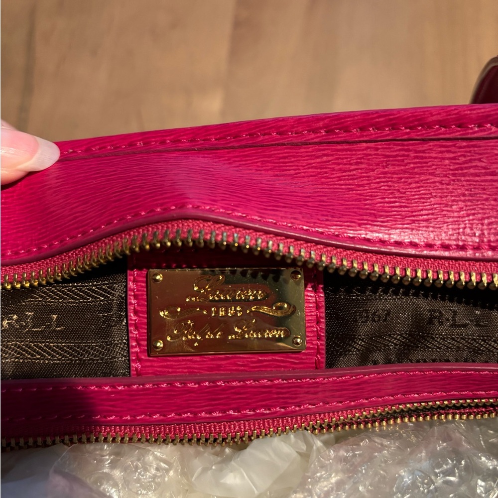 Lauren Ralph Lauren Leather Newbury Tote bag - Picture 3 of 8